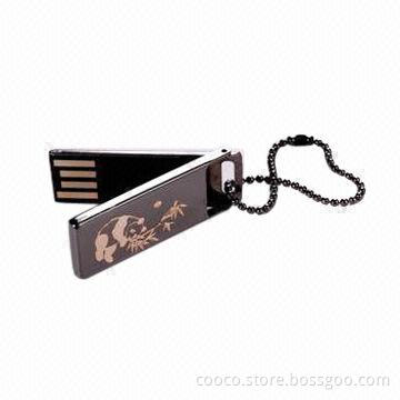 Promotional Classic USB Flash Drive, 5-year Warranty, Hot Plug-and-play Function